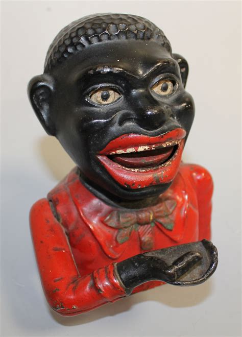 metal black boy money box|black man money box.